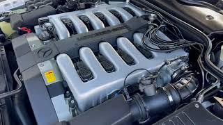 2000 MERCEDES SL600 R129 V12 ENGINE VIDEO RUNNING [upl. by Htebazle]