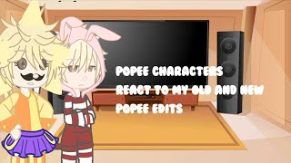 Popee and his friends react to my new and old popee videos [upl. by Esirahs]