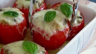 Les meilleures tomates farcies sans viande  The Best Stuffed Tomato Recipe [upl. by Norel]