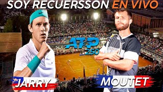 Nicolás Jarry vs Corentin Moutet Reaccionando en vivo ATP 250 de Santiago [upl. by Adnanref]