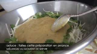 Céleri rémoulade  célerirave en rémoulade  la recette chef [upl. by Eidnalem]