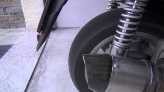 Kymco Xciting 500 sound [upl. by Aerdnu865]