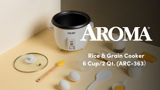 How to cook rice in your Aroma Pot Style rice cooker [upl. by Coucher642]