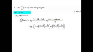 2013 HKDSE M2 Solution q1 [upl. by Heilner]