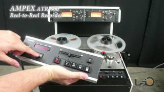 AMPEX ATR800 ReeltoReel Audio Tape Recorder [upl. by Aliakim669]