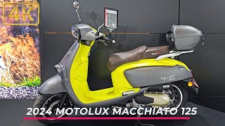 New Scooter Motolux Macchiato of 2024  Detail  Walkaround  4K [upl. by Alemaj376]