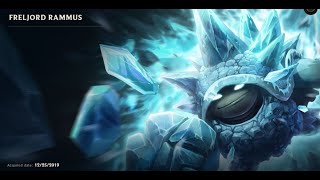 FRELJORD RAMMUS SKIN SPOTLIGHT08102024 [upl. by Einnaffit784]