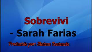 SOBREVIVI  SARAH FARIAS PLAYBACK COM LETRA [upl. by Scribner]