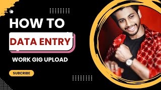 How to professional Data entry work gig 2023Data Entry Gig Creation AZ  Fiverr Bangla Tutorial [upl. by Chubb]