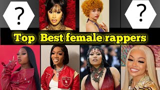 BEST FEMALE RAPPERS 202425 🔥 Top 16  The HOTTEST GIRLS RAPPERS🥵 [upl. by Addison]