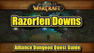 Classic WoW Razorfen Downs Alliance Quest Guide [upl. by Verina]