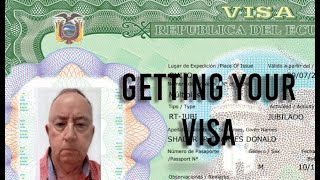 Ecuador VISA Getting your VISA Pt2 [upl. by Thrift926]