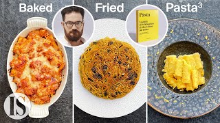 Pasta avanzata al forno vs fritta Scammaro vs gourmet con Luciano Monosilio [upl. by Enilegna]