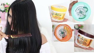 I tried Garnier Hair Food Masks amp this Happened [upl. by Oikim600]