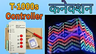 T1000S LED RGB Full Color Controller SD Card Pixels unboxing connection controller t1000s pixel [upl. by Ijic]