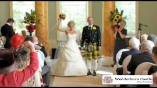 Wedderburn Castle in Scotland  a special wedding venue [upl. by Atteval]