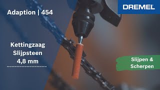 Dremel 454JA Kettingzaagslijpsteen met werkdiameter van 48 mm [upl. by Elberta]