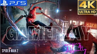 STEALTHAGGRESIVE COMBATamazing difficulty  SpiderMan 2 gameplay PS5 [upl. by Adnaval271]