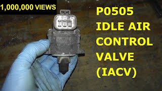 How To Test and Replace Idle Air Control Valve P0505 HD  IAC Actuator [upl. by Anisor616]