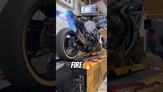 Suzuki GSXR1000R  Flames 🔥  Dyno Pull [upl. by Odnalref]