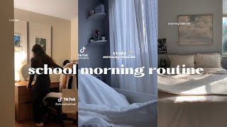 school morning routine tiktok compliation  All Right [upl. by Ephram450]