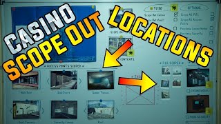 Scope out Locations All points of interest POI GTA ONLINE diamond Casino Heist [upl. by Fawcett]