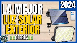 💡 La Mejor LÁMPARA SOLAR DE EXTERIOR de Amazon 💡  BARATA y DE CALIDAD  Top 2024  Luz Solar LED [upl. by Ordnas]