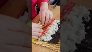 Gimbap Kimbap with tuna filling recipe cooking kimbap [upl. by Nired]