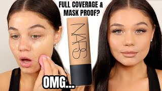 NEW NARS SOFT MATTE FOUNDATION REVIEW amp FIRST IMPRESSION  Blissfulbrii [upl. by Eisse903]