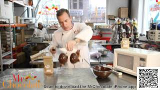 MICROWAVE CHOCOLATE TEMPERING amp MOLDING [upl. by Adlai772]