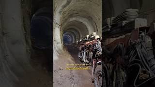 Tamrock machine is being taken to the for operationRailway Tunnel Project tunnel engineer india [upl. by Beckman]