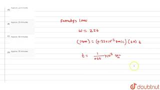 For depositing 1 gm of Cu in copper voltameter on passing 2 amperes of current the [upl. by Willetta]