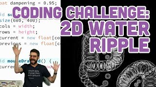 Coding Challenge 102 2D Water Ripple [upl. by Forta]