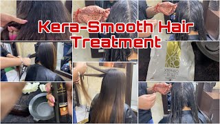 L’Oreal Professional kerasmooth hair treatment Complete process by Mahimakeover [upl. by Nevada168]