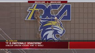 Donelson Christian Academy Vows To Rebuild [upl. by Livy]