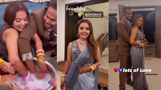 Devoleena Bhattacharjee First Emotional Reaction After Wedding Enjoy Ring Finding amp Kalira Tradition [upl. by Anayia]