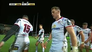 Guinness PRO14 Round 10 Highlights Dragons v Ulster Rugby [upl. by Mclain]