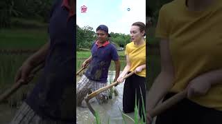 RIANTI CARTWRIGHT PERTAMA KALI TURUN SAWAH CREW SAMPE DEG DEGAN shortviral bedahrumah [upl. by Ichabod]