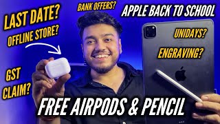 Apple Back to school 2024 Last date Offline store Bank offer How to verify with Unidays🔥 QnA [upl. by Elianore]