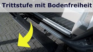 Automatische Treppenstufe mit Bodenfreiheit im Offroad Sprinter [upl. by Weber]