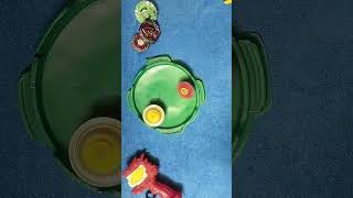 Red plastic beyblade vs infinity nado 🔥 beybladechallenge beyblades beybldeburst shortsyt [upl. by Nnewg]