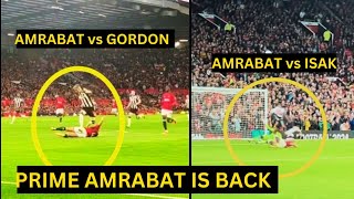 United FANS PRAISED Sofyan AMRABAT after Brilliant PERFORMANCE helps Man United win vs Newcastle [upl. by Eseerehs]