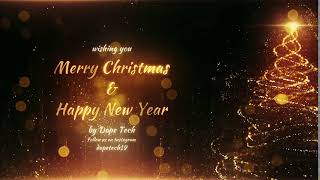 Christmas Template  Happy New Year  After Effect Template  Dope Tech [upl. by Welford]