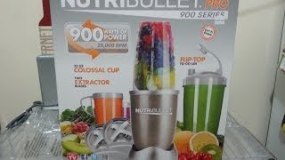 THE NUTRIBULLET PRO 900 UNBOXING [upl. by Towny]