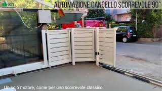 Automazione cancello scorrevole 90 gradi [upl. by Emelun]