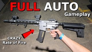 FULL AUTO Crazy M4 DESTROYS Enemy Team INSANE RPS Airsoft Gameplay [upl. by Liebman]