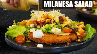 Milanesa de POLLO salad delicioso  Abelca [upl. by Burtis640]