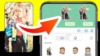 How to Make WhatsApp Stickers with Your Photos on the iPhone 2024 [upl. by Greg604]