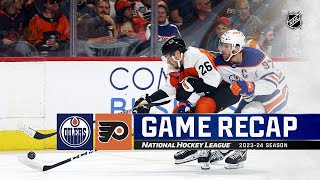 Oilers  Flyers 1019  NHL Highlights 2023 [upl. by Favata]