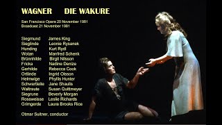 Wagner Die Walkure Rysanek King Nilsson Schenk Suitner San Francisco 20 November 1981 [upl. by Htiaf]